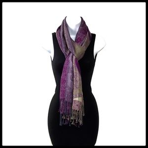 EUC scarf with fringe